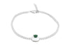 Emerald Glow Tennis Bracelet