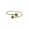 Timeless Love Knot Bangle – Gold & Silver Finishes