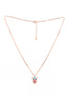 Enamel Owl Charm Necklace