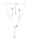 Stellar Pearl Drop Y-Necklace Set