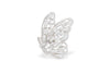 Butterfly Pearl Cluster Statement Ring